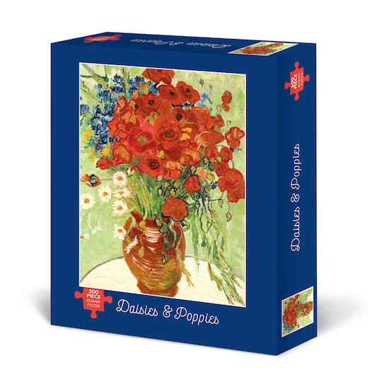 Van Gogh Daisies &#x26; Poppies 500 Piece Jigsaw Puzzle